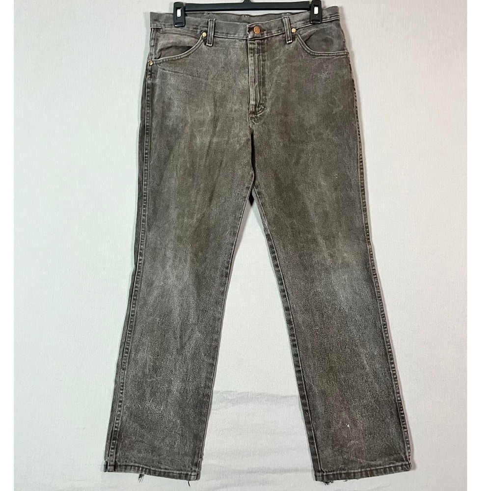 Wrangler 938KCL Cowboy Cut Jeans 35x32 – Y2K Thrashed Ranchwear Denim